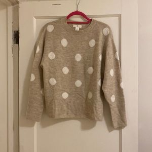 H&M polkadot sweater : Size S